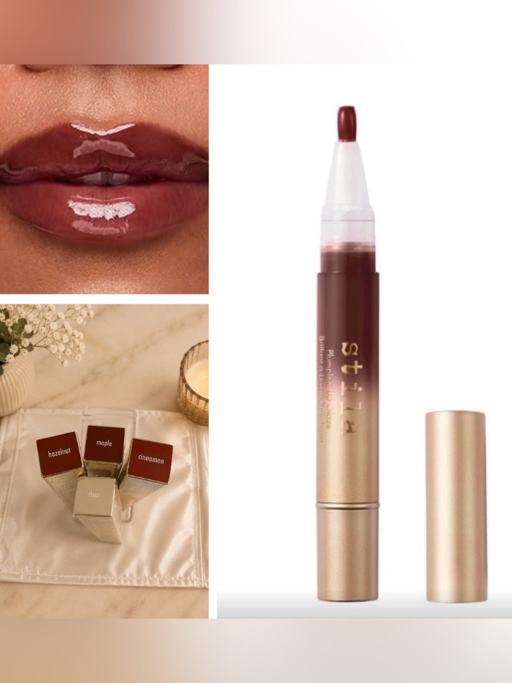 Stila Plumping Lip Glaze Hazelnut